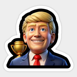 Donald Trump victory 2024 USA election Sticker